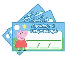 Tags com Furo Peppa Pig - 15 Un