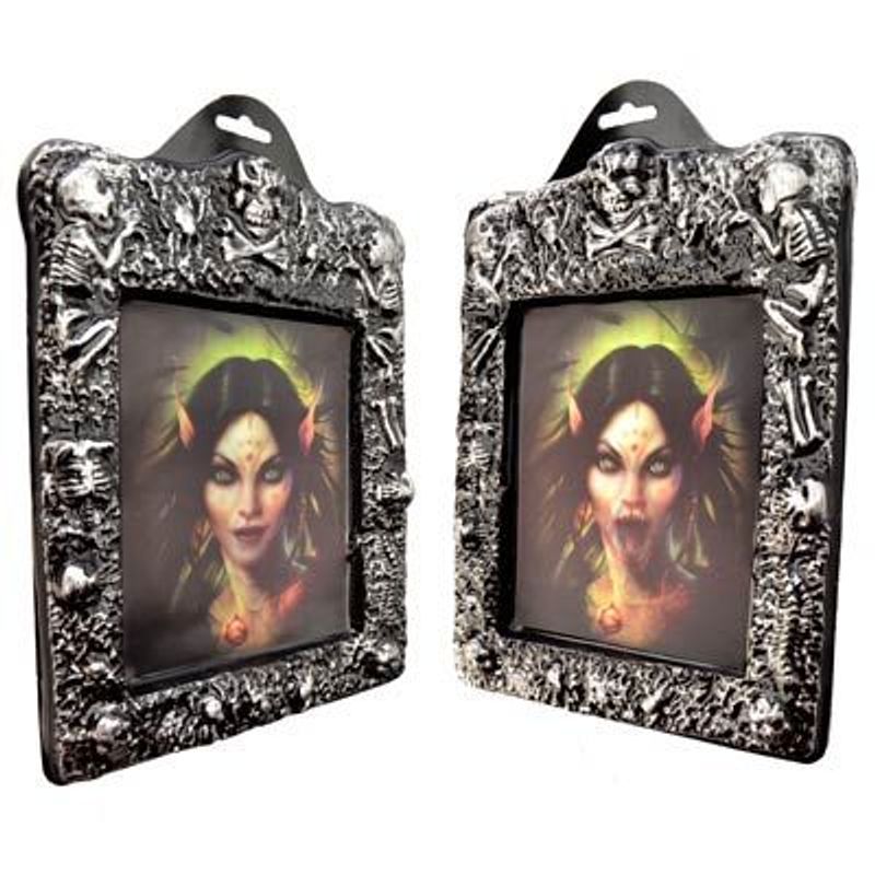 Quadro Holográfico para Decoração Halloween 26x20cm