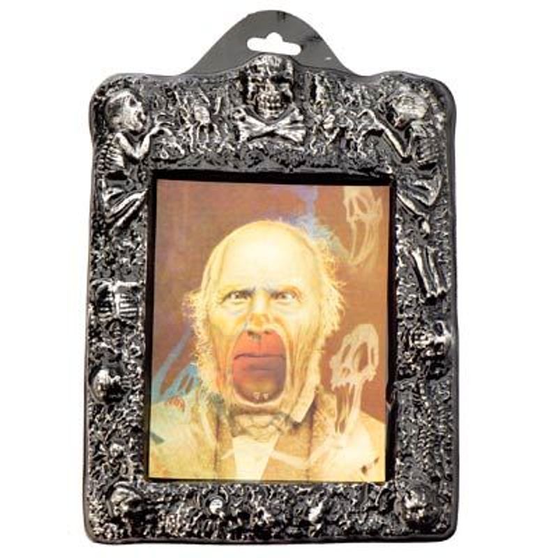 Quadro Holográfico para Decoração Halloween 26x20cm