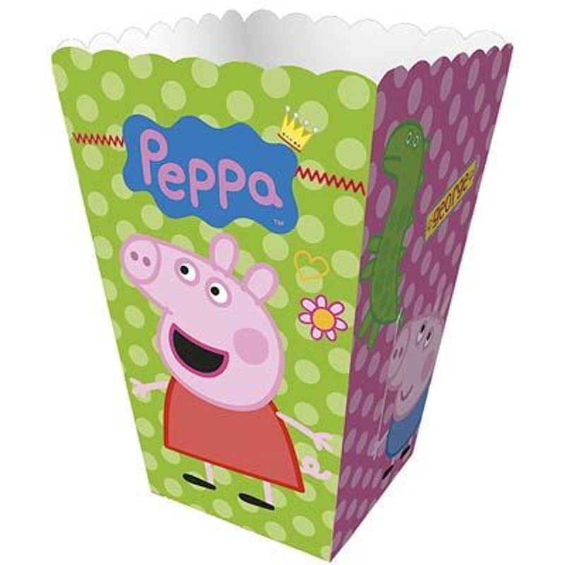 Mini Caixa para Pipoca Peppa Pig - 12 Un