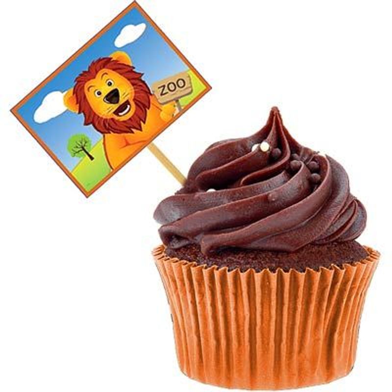 Lolipop para Cupcake Especial Zoológico - 10 Un