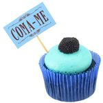 Lolipop para Cupcake Especial Coma-me Azul - 10 Un