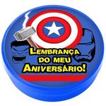 Latinha Plástica 5x1 Lembrancinha Os Vingadores