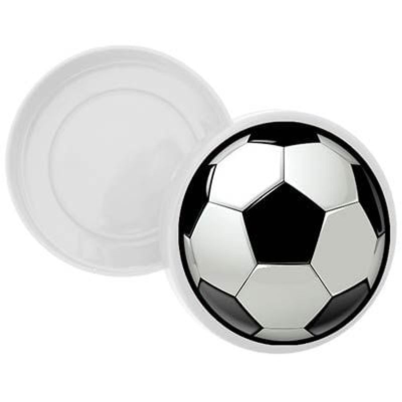 Latinha Plástica 5x1 Lembrancinha Bola de Futebol