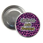 Latinha Metal 5x1 Lembrancinha Oncinha Rosa