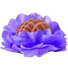 Forminhas Decorativas Floral Linha Seda Violeta - 40 Un