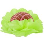 Forminhas Decorativas Floral Linha Seda Verde Claro - 40 Un