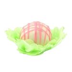 Forminhas Decorativas Floral Linha Seda Verde Claro - 40 Un