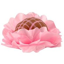 Forminhas Decorativas Floral Linha Seda Rosa Claro - 40 Un