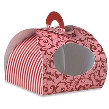 Forminha Valise Junco Arabesco Rosa e Marrom - 24 Un