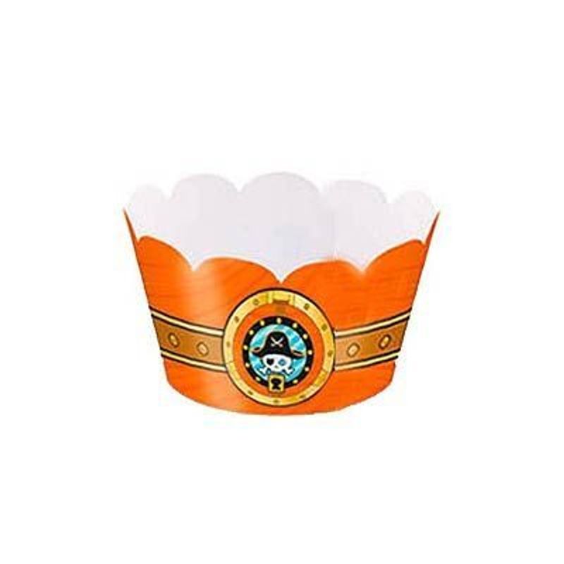 Piratas Forminha para Mini Cupcake - 12 Un