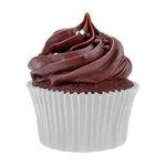 Forminha Impermeável para MINI Cupcake Branco - 45 Un