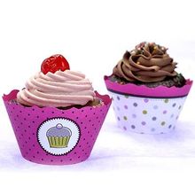 Forma para Cupcake ULTRAFEST Pink Dupla Face 12 Un