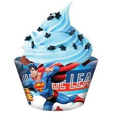 Forma para Cupcake Nova Liga da Justiça - 08 Un
