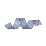 Fita Tela Azul Escuro 6,3 cm x 9,14 mts (Fitas Natalinas) - 3 Un