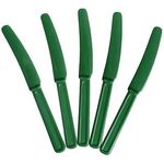Faca Plástica para Refeição Happy Line Verde - 10 Un