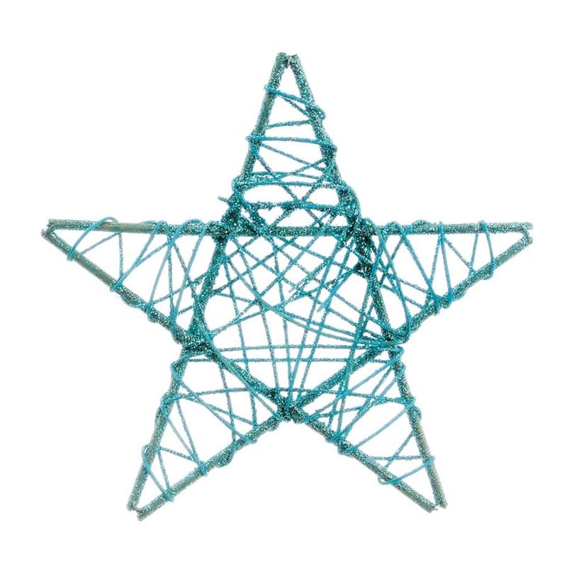 Estrela Rattan Azul 20 cm (Rattan) - 24 Un