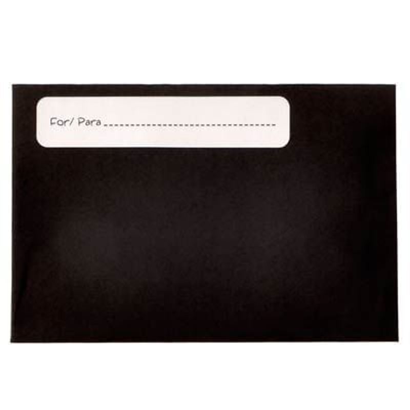 Envelope Ultrafest Liso Preto 10 Un