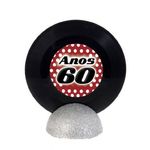 Enfeite de Mesa Disco de Vinil PEQUENO - Anos 60