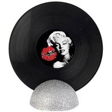 Enfeite de Mesa Disco de Vinil GRANDE - Marilyn Monroe