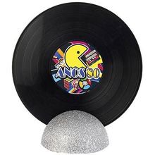 Enfeite  Disco de Vinil Anos 60 - 1 Unidade