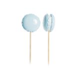 Pick Curto Macaron Azul Claro (Picks Resina) 7cm - 6 Un