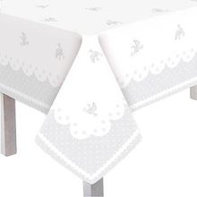 Meu Batizado - Toalha de Mesa Convidados 80x80cm - 05 Un