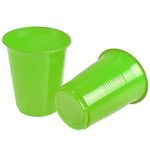 Copo Descartável Color 200ml Verde Claro - 50 Un