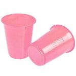 Copo Descartável Color 200ml Rosa - 50 Un