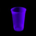 Copo Descartável Balada 300ml Neon ROXO - 50 Un