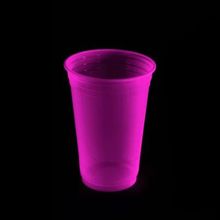 Copo Descartável Balada 300ml Neon ROSA - 50 Un