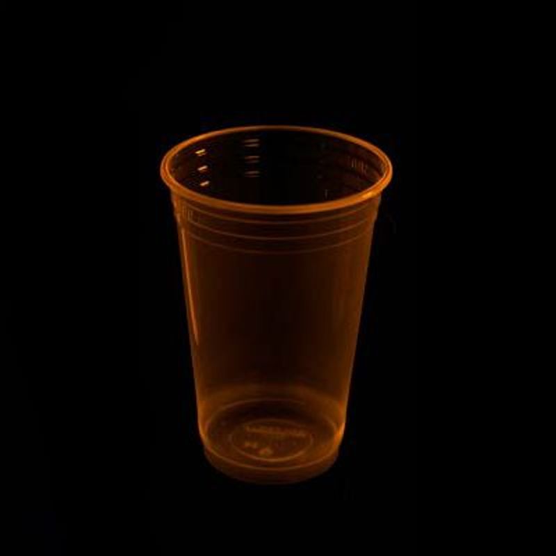 Copo Descartável Balada 300ml Neon LARANJA - 25 Un