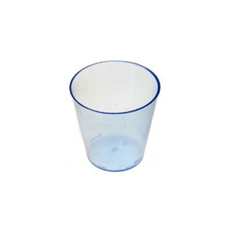 Copinho Acrílico para Doces 25ml Azul - 10 Un