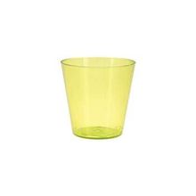 Copinho Acrílico para Doces 25ml Amarelo - 10 Un