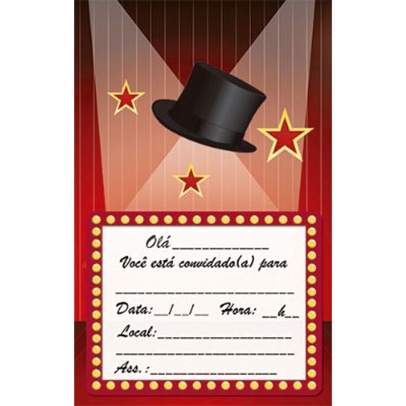 Convite Especial Festa Cabaret - 08 Un