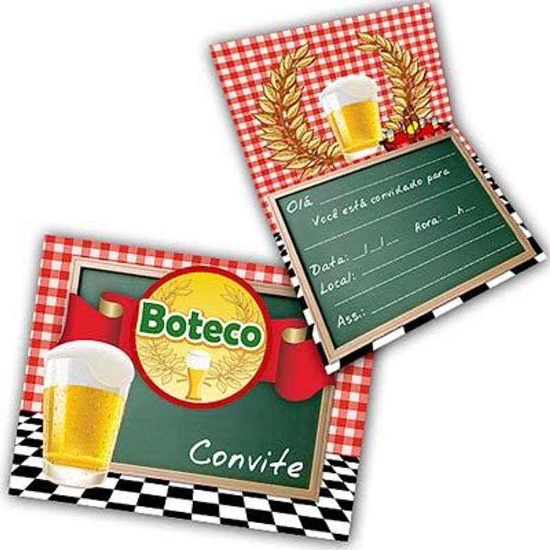 Convite Especial Festa Boteco - 08 Un