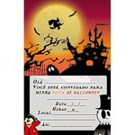 Convite Especial Halloween Abóbora - 08 Un