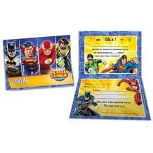 Convite de Aniversário Nova Liga da Justiça - 08 Un