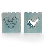 Picodoce Azul Claro (Porta Velas em Metal) 7x6x6 - 1 Un