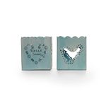 Picodoce Azul Claro (Porta Velas em Metal) 7x6x6 - 1 Un