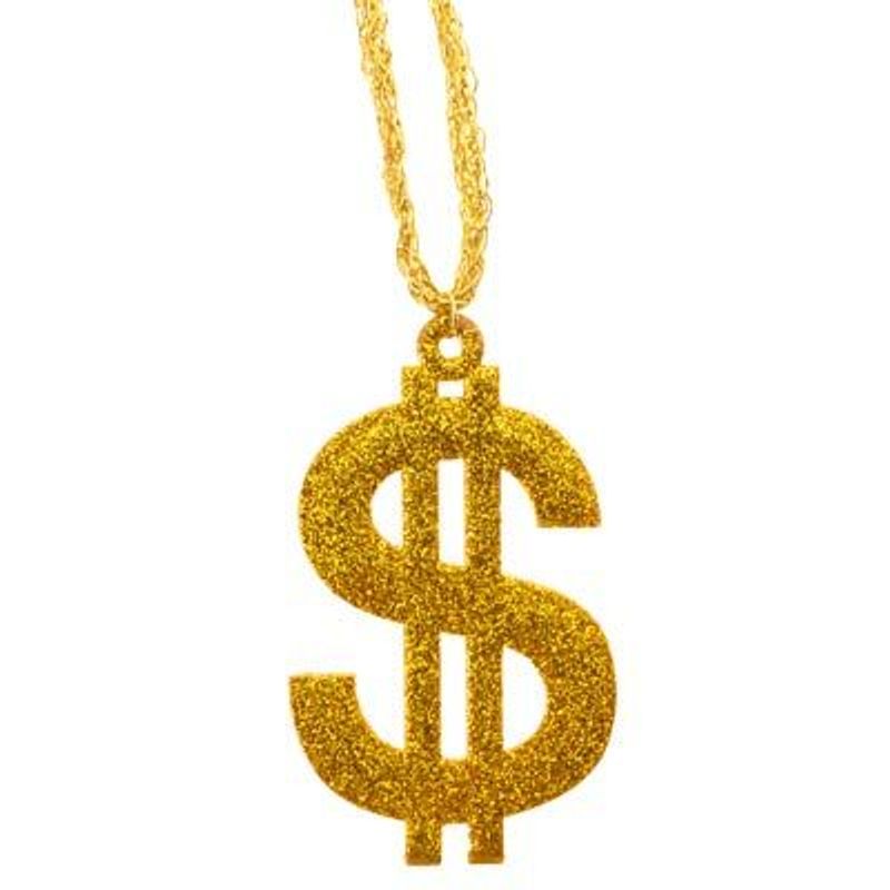 Colar Cifrão com Glitter