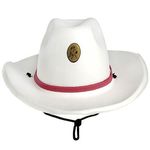 Chapéu Cowboy BRANCO - Para Festas