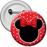 Broche Especial Minnie Vermelha - Para Lembrancinha