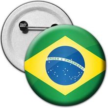 Broche Especial Bandeira do Brasil - Para Lembrancinha