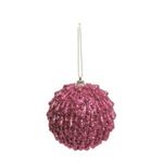 Bola com Pinos Rosa 8 cm (Bolas) - 6 Peças