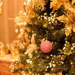 Bola com Pinos Rosa 8 cm (Bolas) - 6 Peças