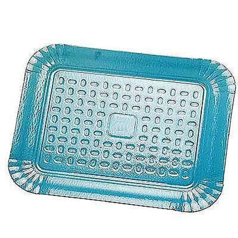 Bandeja Laminada Retangular nº 05 - Liso Azul Claro