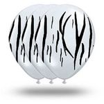 Balão Safari na África - Zebra nº 10 (25cm) - 25 Un