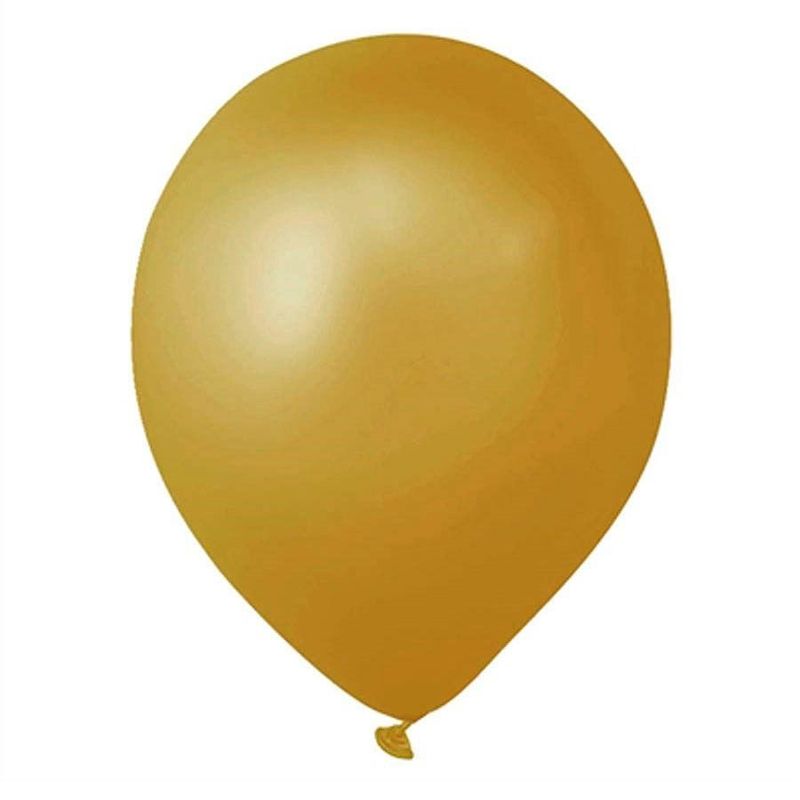 Balão Perolizado nº 9 (23cm) Ouro - 30 Un