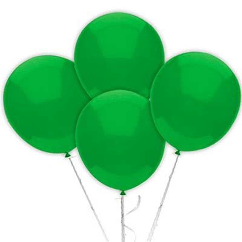 Balão TRADICIONAL nº 9 Liso Verde Escuro - 50 Un